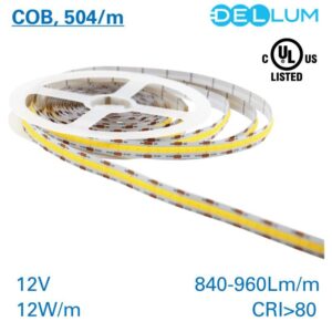 Single Color LED Strip COB 504LED/m 5m 12V