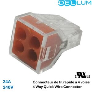 4 Way Quick Wire Connector (Bag 100pcs)